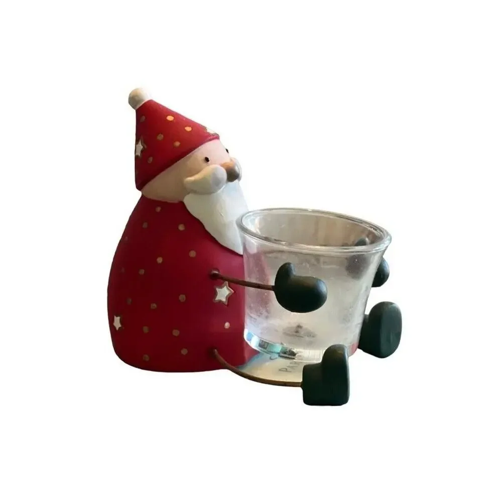 Party Lite Holiday Cheer Votive Holder Santa Claus Tea Light - Picture 9 of 14